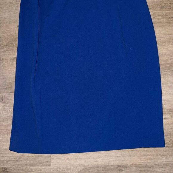 Calvin Klein Dress Women Plus 22W Blue Sheath Career Corporate Church Timeless - Picture 5 of 7